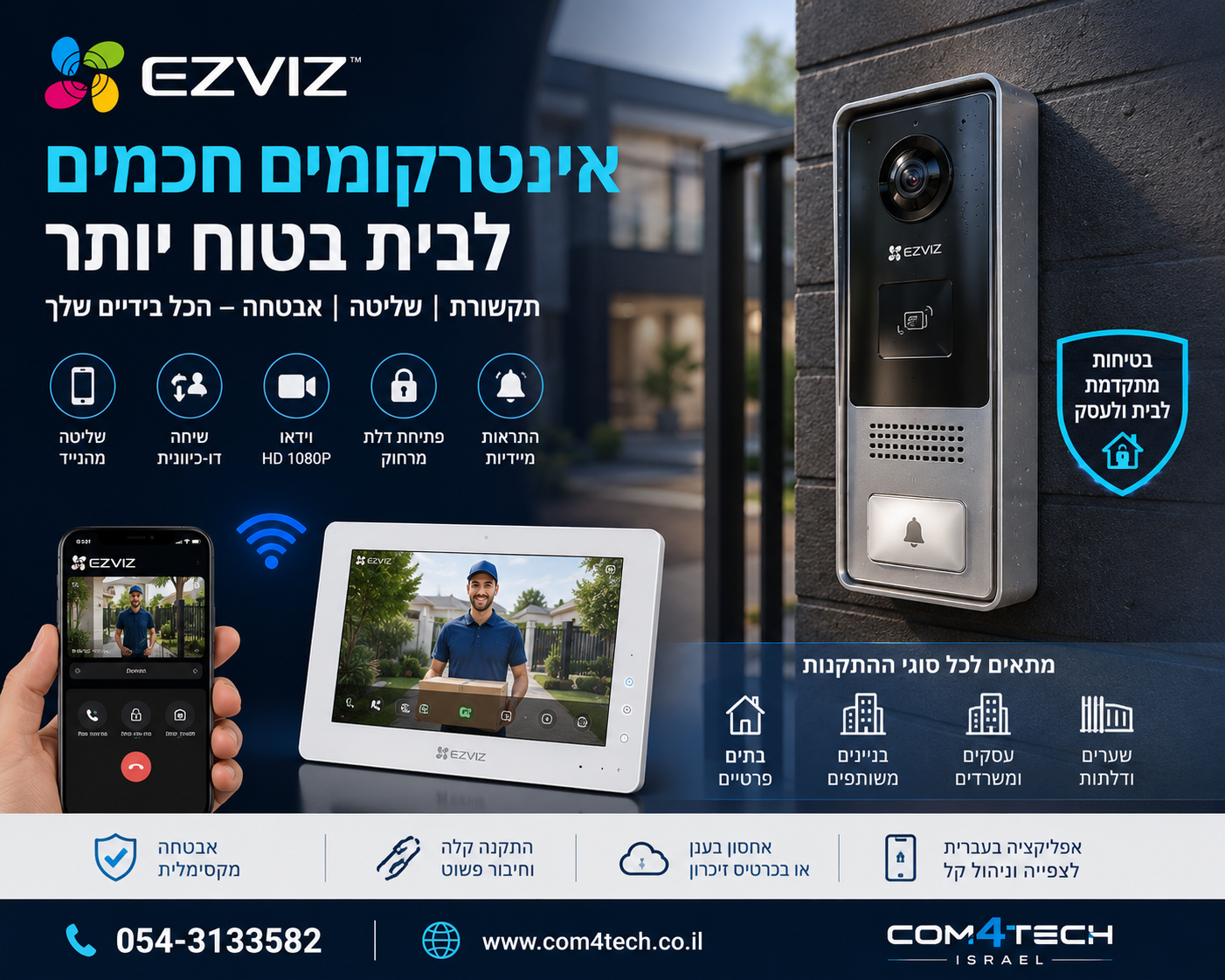 אינטרקומים EZVIZ
